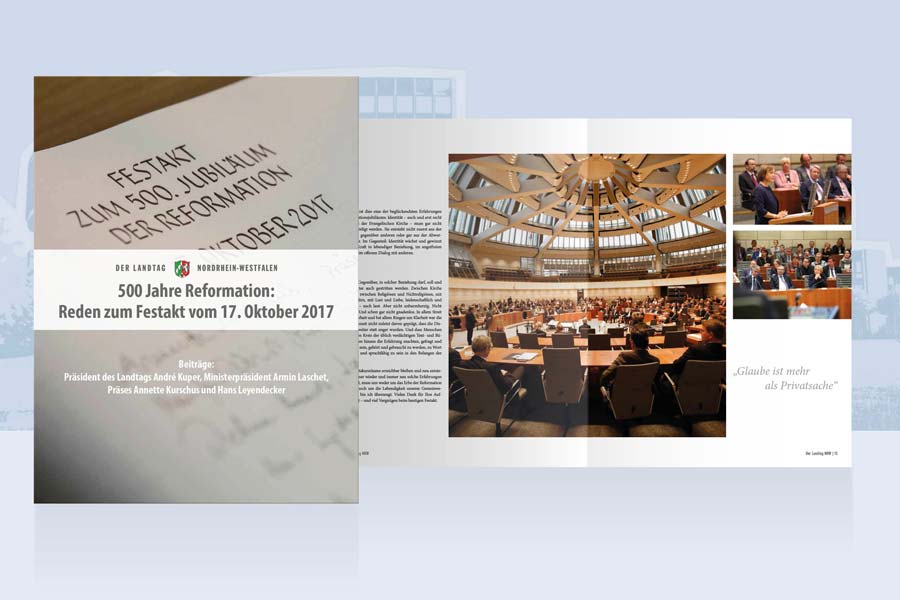 Landtag Broschüre "Festakt Reformation"